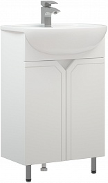 Corozo Мебель для ванной Сириус 55 белая – фотография-5